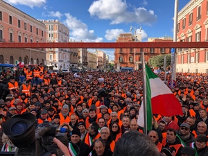 MANIFESTAZIONE DEI GILET ARANCIONI, ANCHE LA COOPERAZIONE PUGLIESE IN PIAZZA